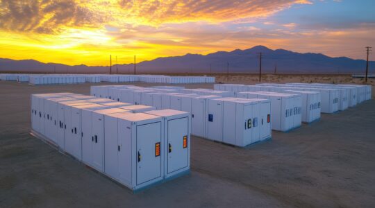 stockage d'énergie par batterie